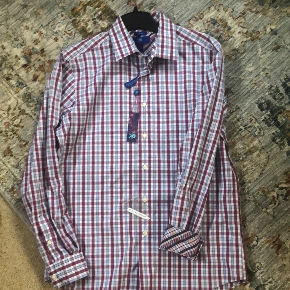 Mens warehouse long sleeve button down shirt